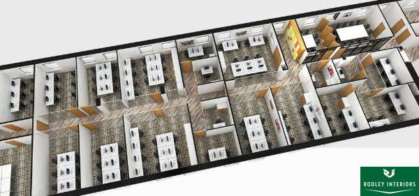 Large Serviced Office Space Renovation at Bradford Business Centre