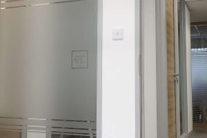 Modern glazed office in bradford