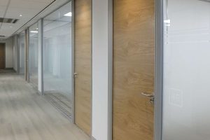 Professional glass office space