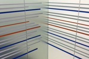 Mulitcoloured windwo film design